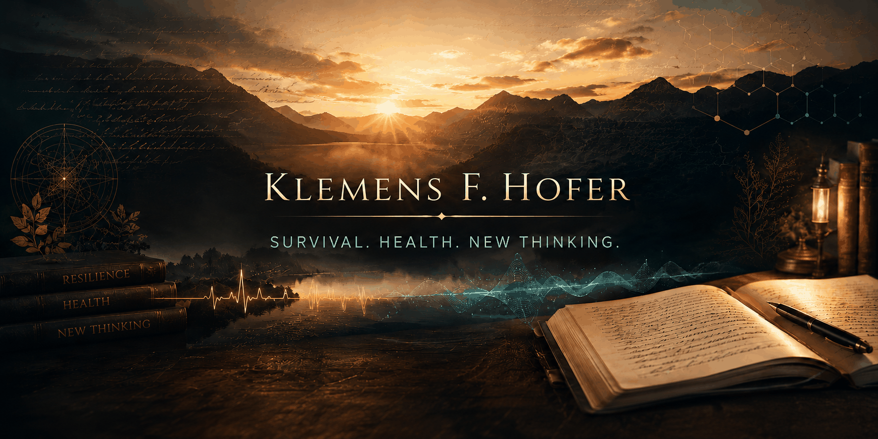 Klemens F. Hofer – Survival. Health. New Thinking.