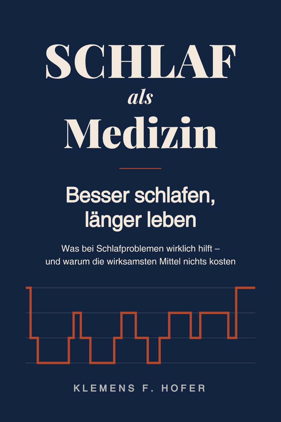 Schlaf als Medizin von Klemens F. Hofer – Buchcover