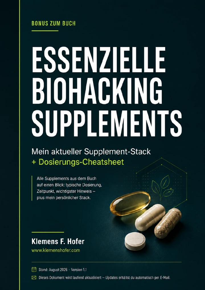 Mein aktueller Supplement-Stack und Dosierungs-Cheatsheet